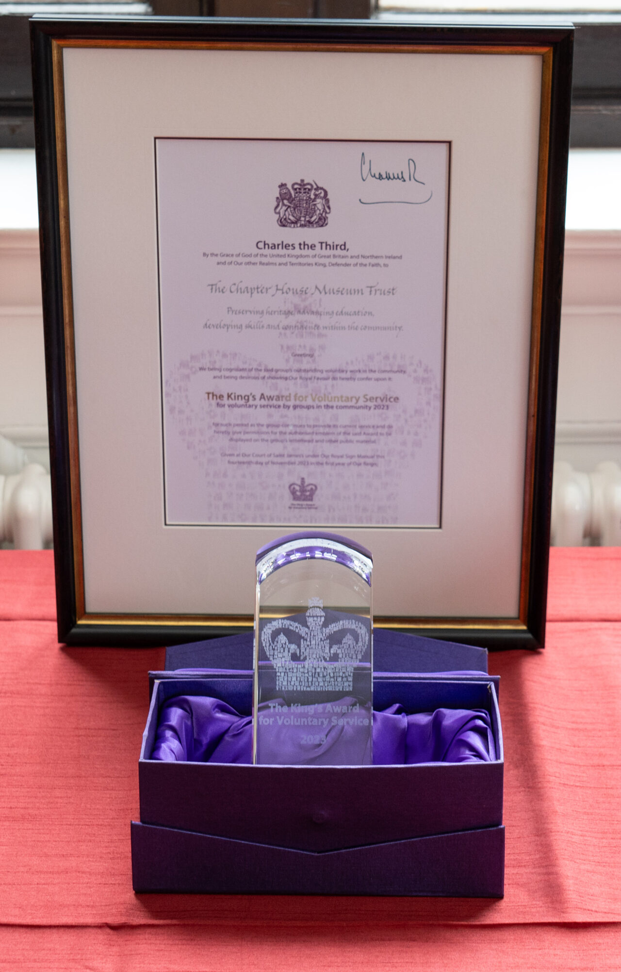 Kings Award For Voluntary Services Historic Dunkeld